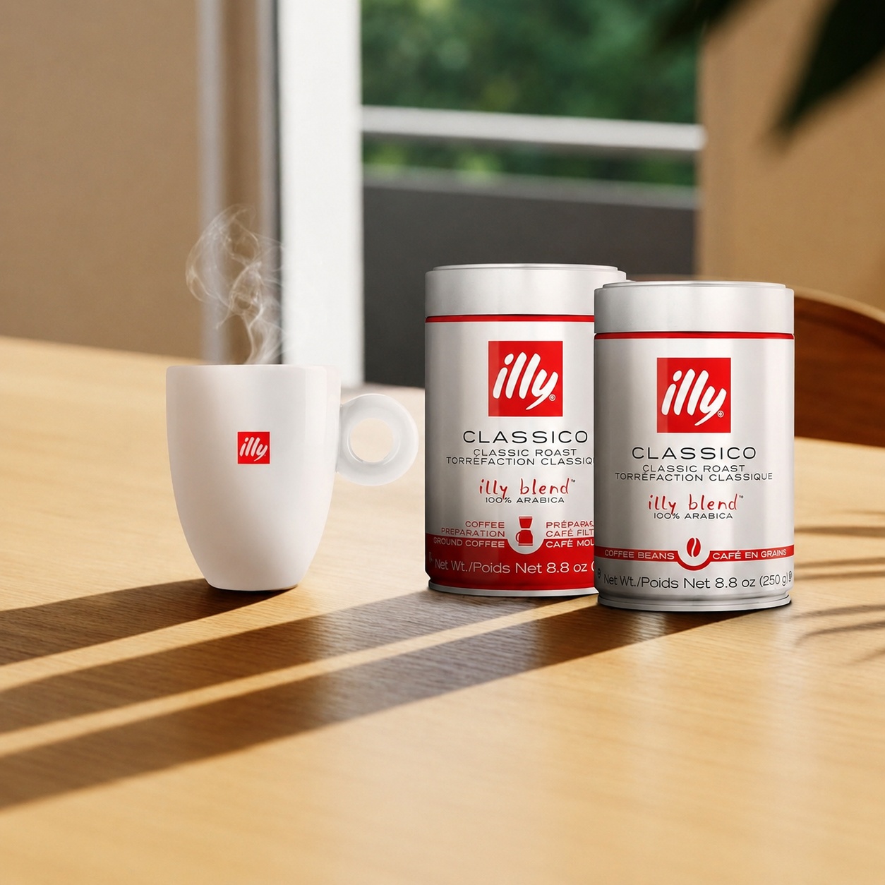 illy Classico whole bean espresso medium roast 100% Arabica best espresso coffee beans Italian