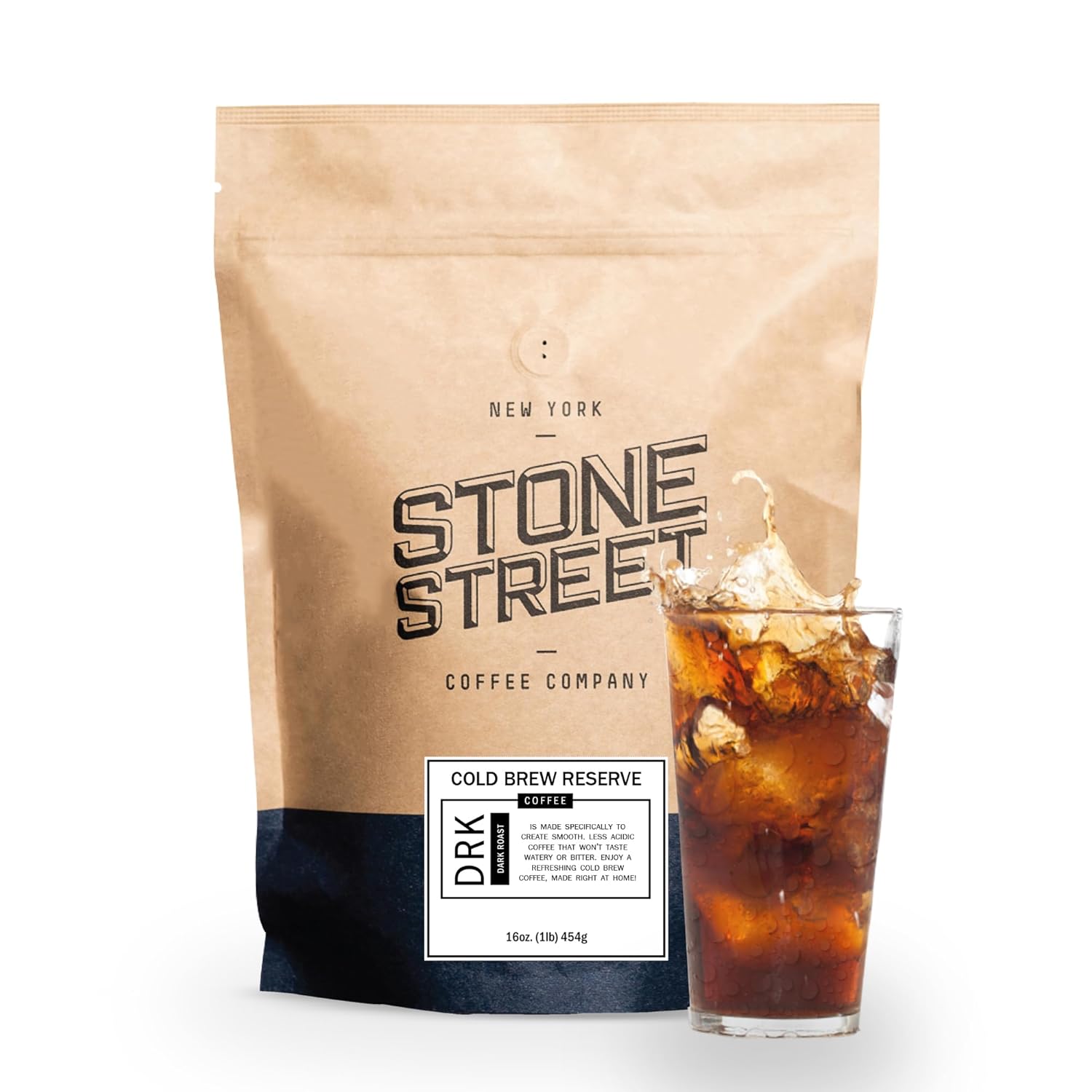 Stone Street Cold Brew Coffee dark roast Colombian coarse ground best coffee beans for cold brew